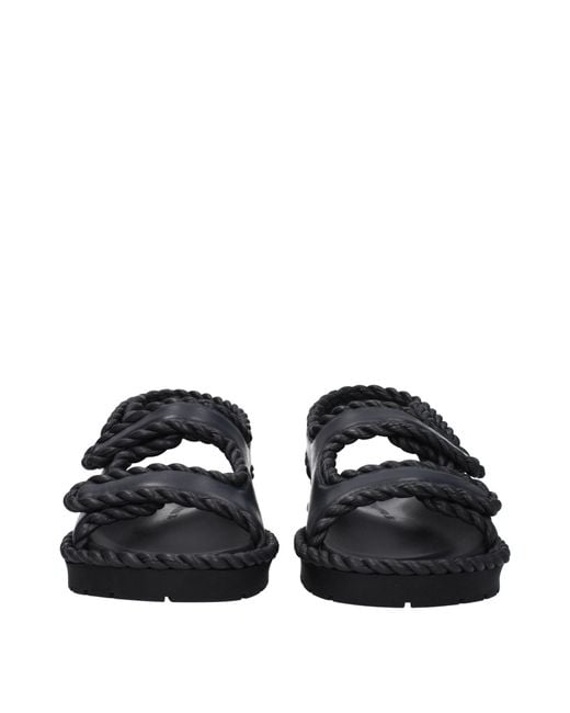Bottega Veneta Blue Sandali Jack Donna Pelle Grigio/Ardesia for men