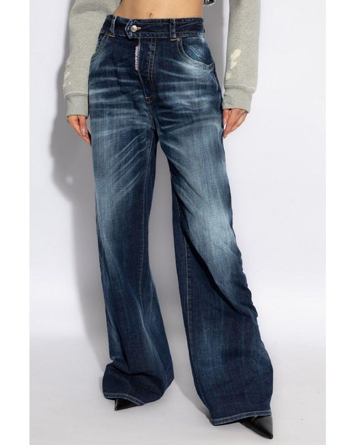 DSquared² Blue Jeans With Logo