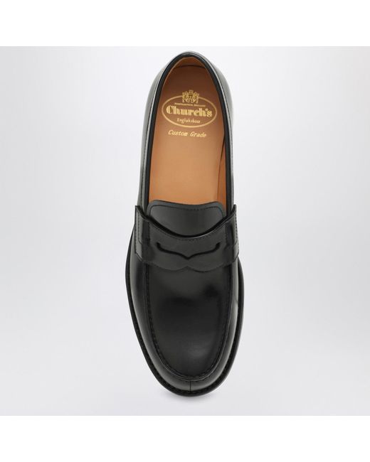 Church's Black Gateshead Leather Loafers