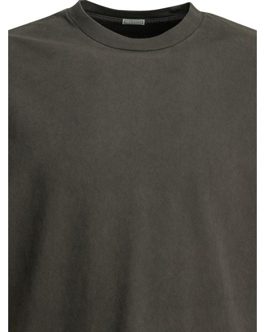 A.PRESSE Green "Vintage" Crewneck T Shirt