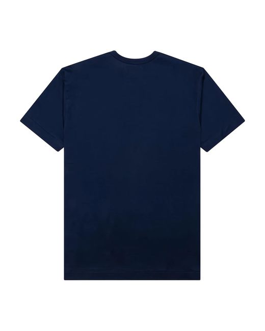 COMME DES GARÇONS PLAY Black U T-Shirt Emblem Knit