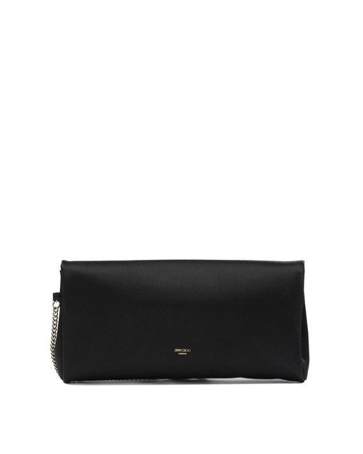 Jimmy Choo Black "Xandra" Clutch Bag