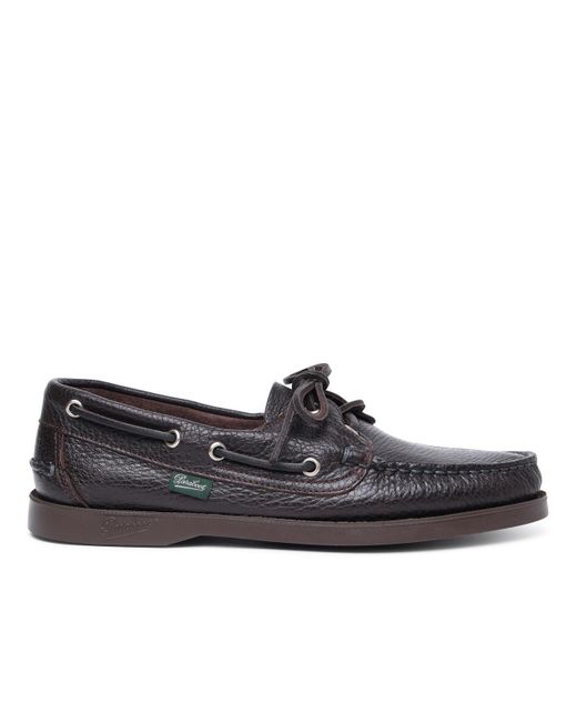 Paraboot Black 'Barth' Lear Loafers