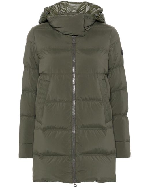 Peuterey Jack Met Logo-Applicatie in het Green