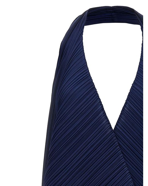 Pliegues por favor issey miyake 'colores mensuales: chaleco de febrero' Pleats Please Issey Miyake de color Blue