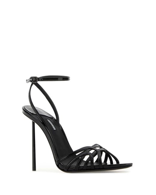 Le Silla Black Heeled Shoes