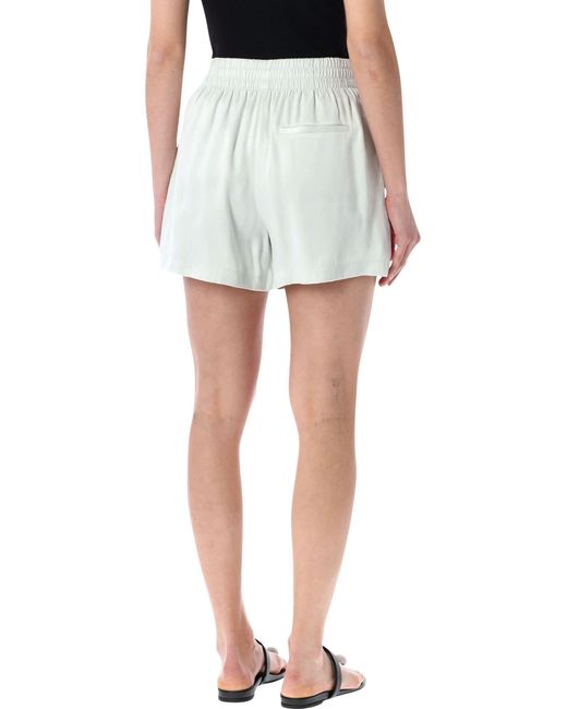 Anine Bing Blue Kam High-Rise Shorts