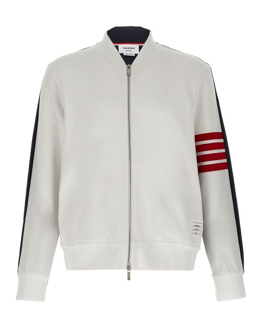 Thom Browne Sweatshirt "4 Bar" in White für Herren