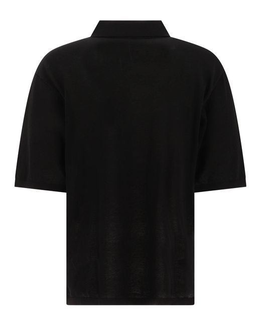 Chemise tricotée Lemaire pour homme en coloris Black