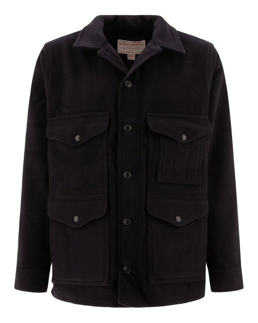 Filson Black Mackinaw Coats for men