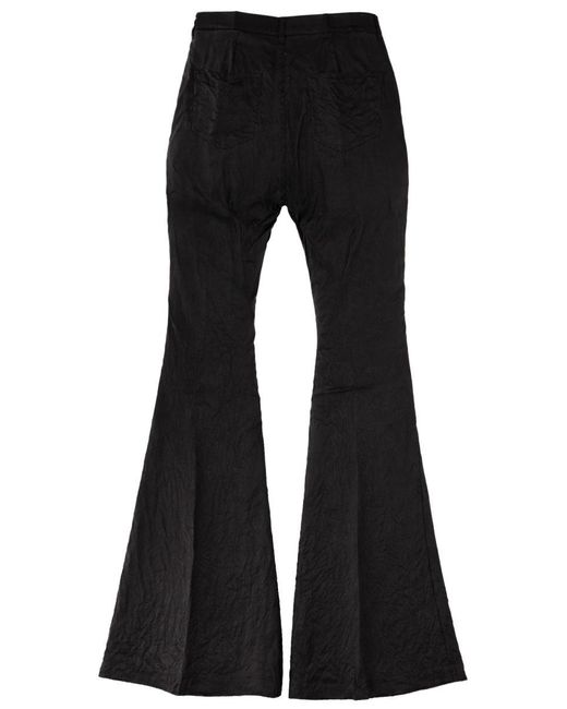 Rick Owens Black Pantalone "megastrapped Bolans" for men