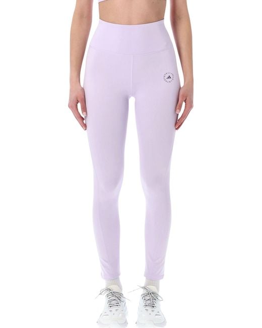 Adidas By Stella McCartney Purple Yoga 7/8 Leggings