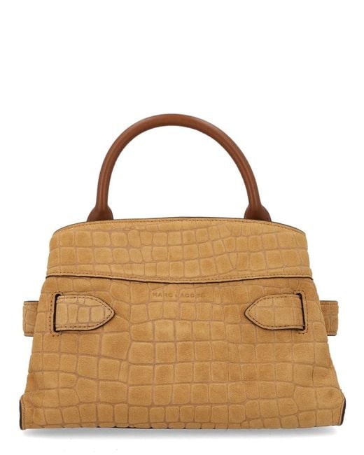 Marc Jacobs Brown Suede Cow Leather Handbag