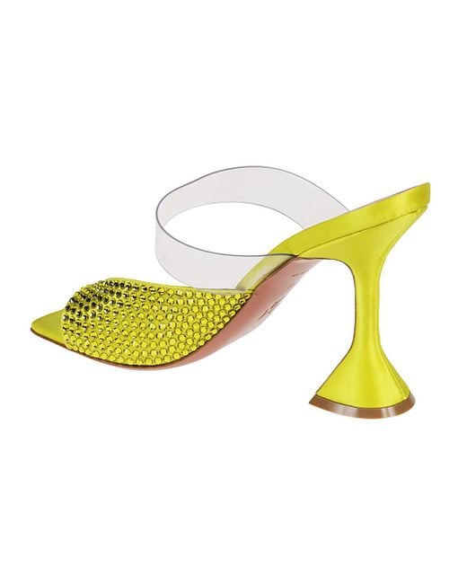 AMINA MUADDI Yellow Paloma Slipper