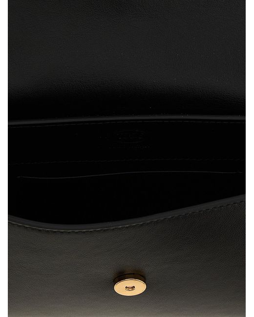 TOD 's Mini correa para hombro de cuero Tod's de color Black