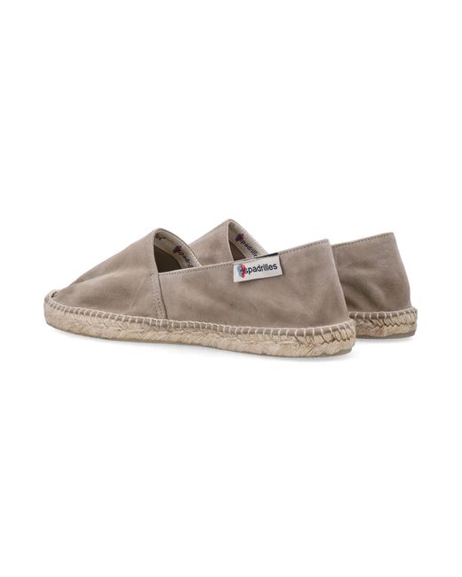 Espadrilles Gray Flache -Schuhe