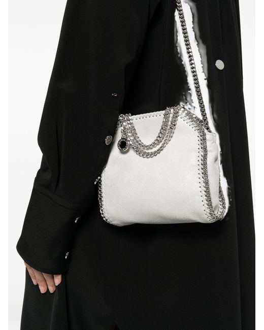 Stella McCartney White Falabella Tiny Crossbody Bag
