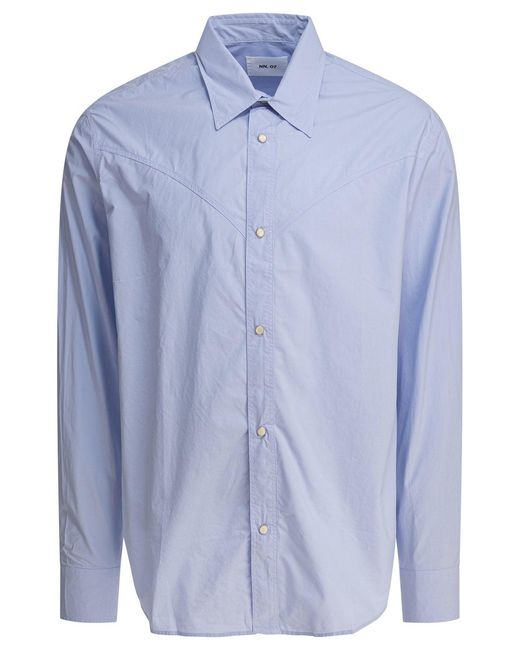 Camisas NN07 de hombre de color Blue