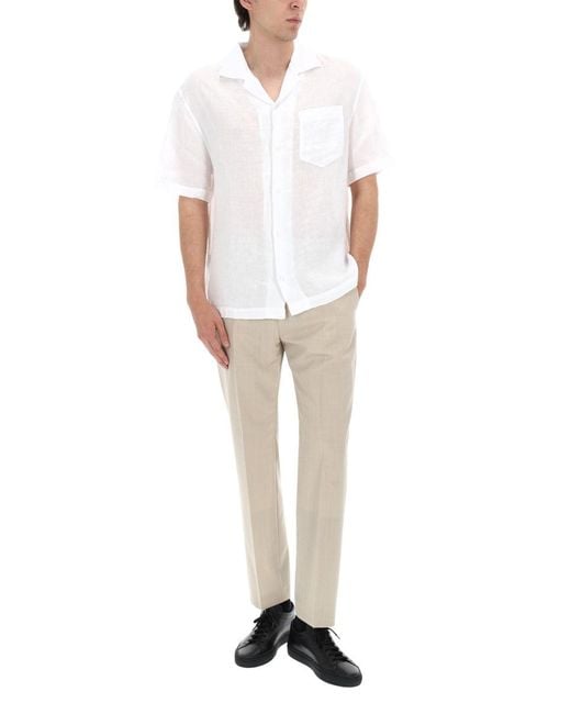 HUGO White Linen Shirt