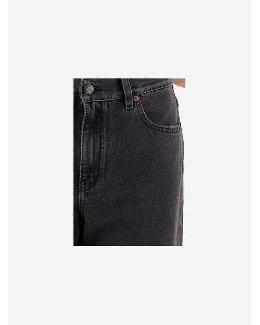 Chloé Black High Waisted Short Denim Jeans
