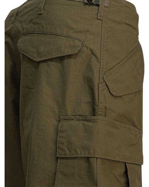 Beams Plus Green Mil Shorts for men