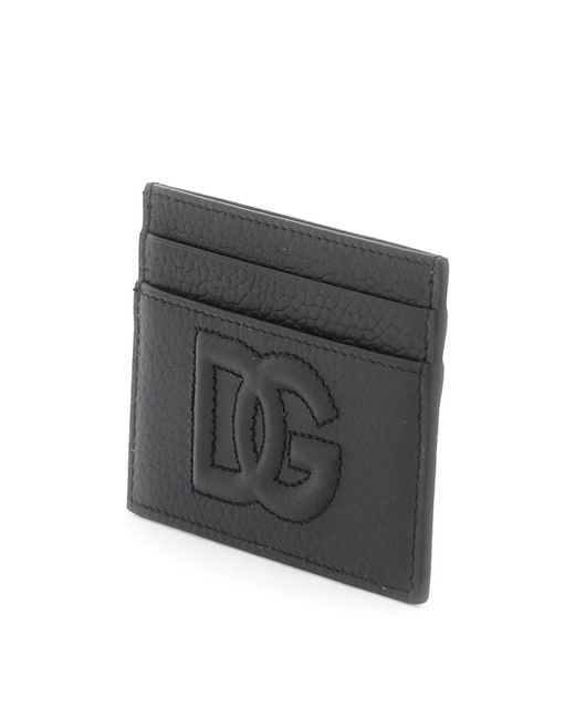 Dolce & Gabbana Kaarthouder Met Dg -logo in het Black voor heren