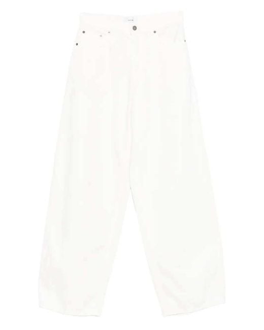 Haikure White Five-pocket Jeans