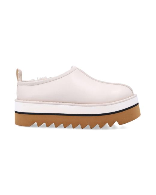 Stella McCartney White Flache Schuhe