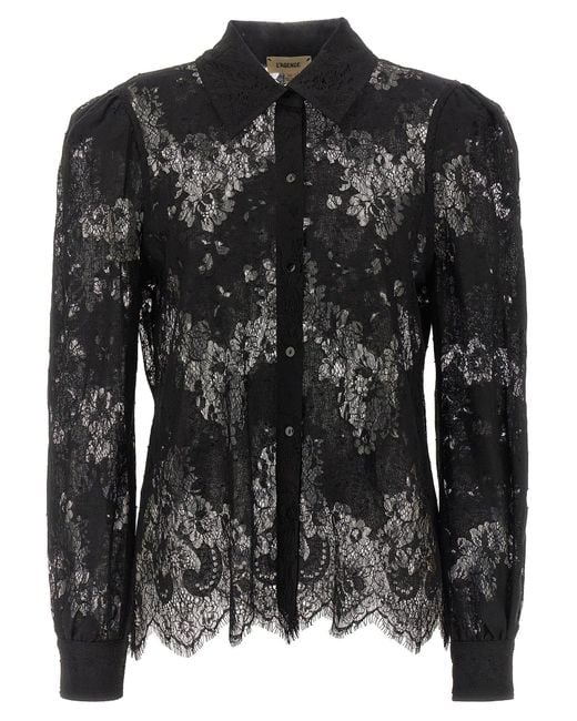 L'Agence Black 'Jenica' Shirt
