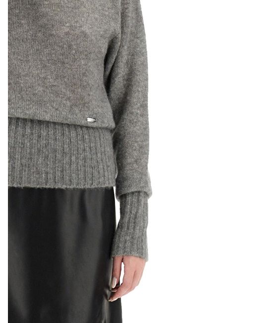 Tom Ford Gray Boat-Neck Sweater