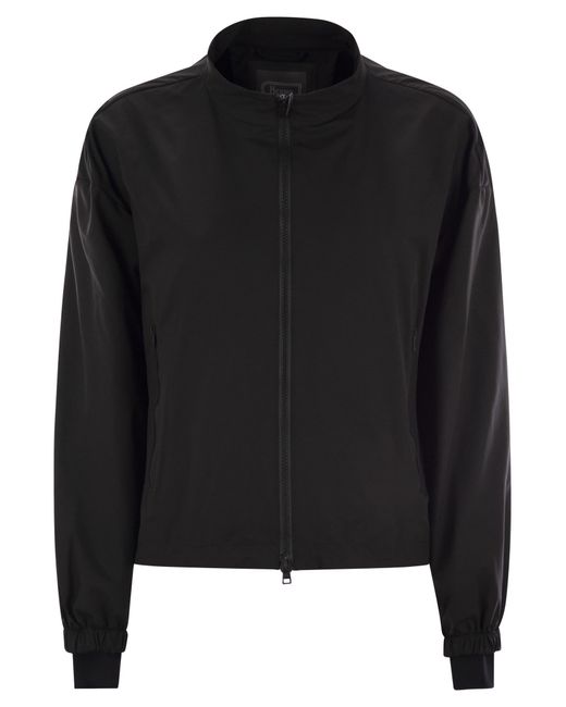 Herno Laminar Bomber Jacket Met Zip in het Black