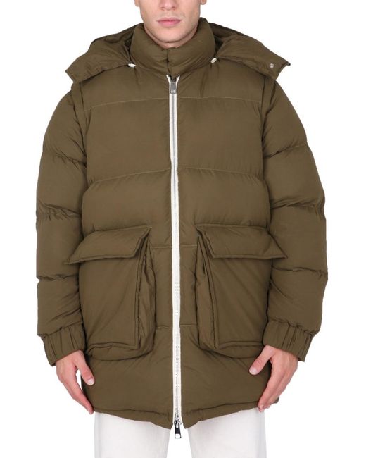 SUNNEI X ELEONORA BONUCCI Brown "Puffy" Down Jacket