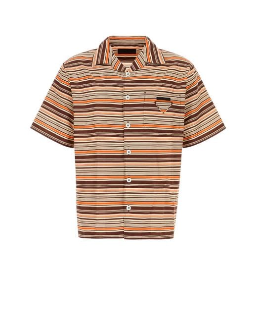 Prada Brown Shirts for men