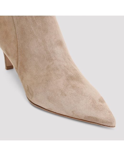 Gianvito Rossi Brown Levy Ankle Boots