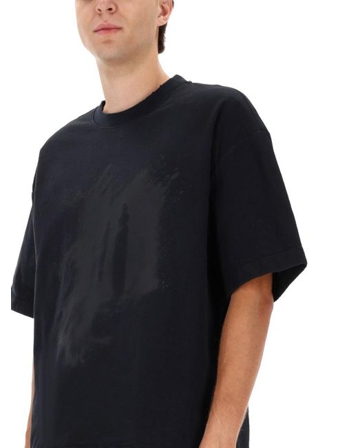Purple Brand Black Tshirt Dust for men