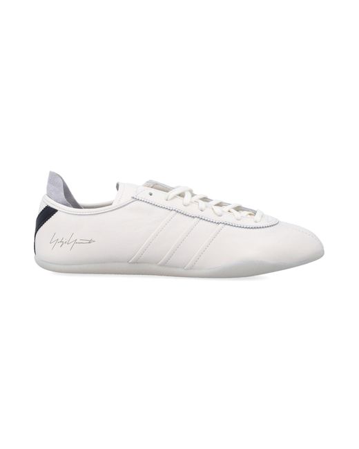 Y-3 White Tokyo Off- Leather Sneakers for men