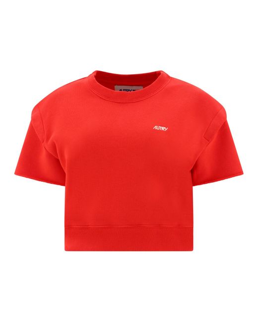 Autry Red Sweatshirt mit Logo