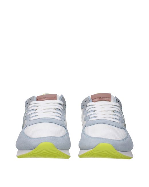 Philippe Model Sneakers TRPX Herren Stoff Weiß/Zuckerpapier in Blue für Herren