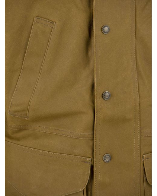 Filson Green Waterproof Cotton Jacket for men