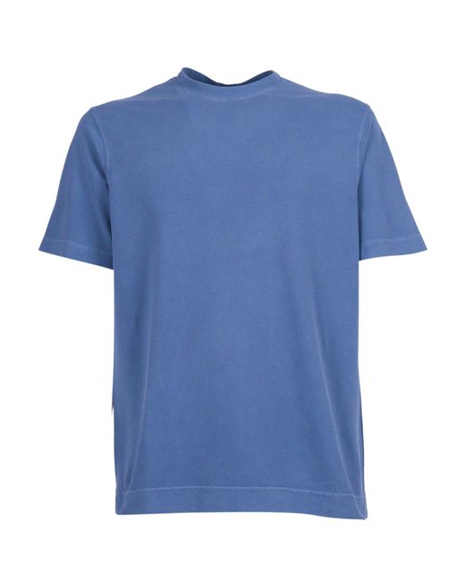 Circolo 1901 Blue T-Shirt G.Dyed P. Cotton Elastane -C for men