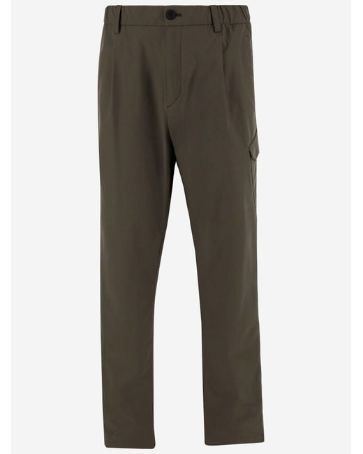 Herno Gray Functional Wardrobe Trousers for men