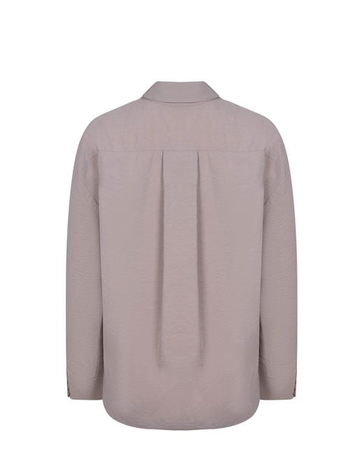 Alysi Purple Shirt Made Of Silk
