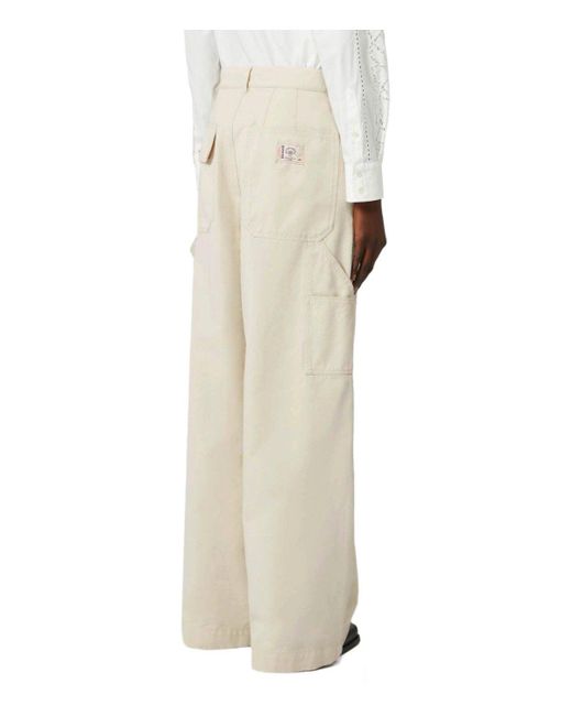Weekend by Maxmara White Caronte Ivory Trousers