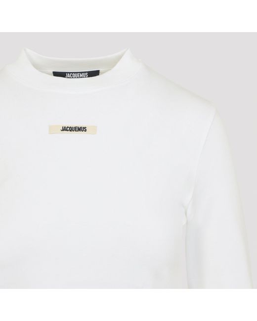 Jacquemus White Logo Crew Neck T-Shirt