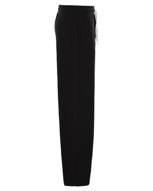 Polo Ralph Lauren Black Jogging Trousers With Drawstring