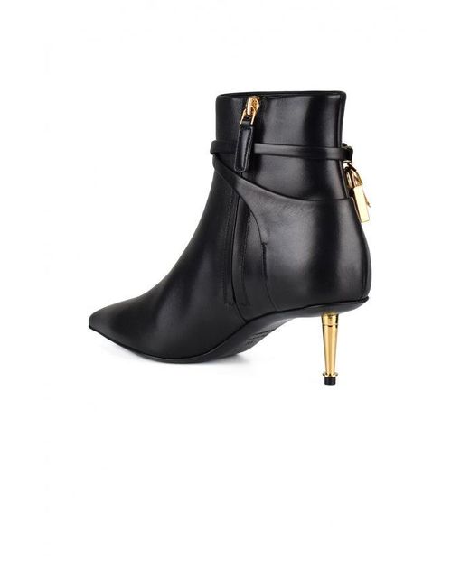 Tom Ford Black Padlock Stiefeletten