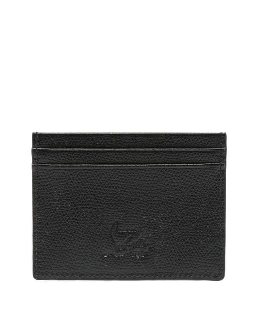 Christian Louboutin Black Mooncrest Leather Card Case for men