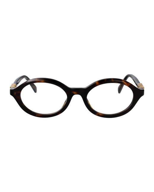 Gucci Black Oval Optical Gg2153 O 002