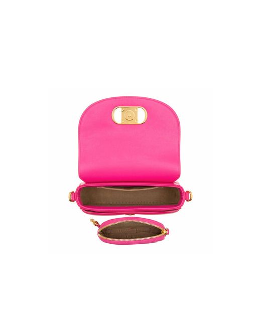 MCM Pink Mode Travia Shoulder Bag