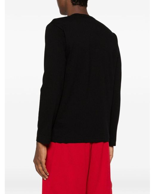 Comme des Garçons Black Cotton T-Shirt